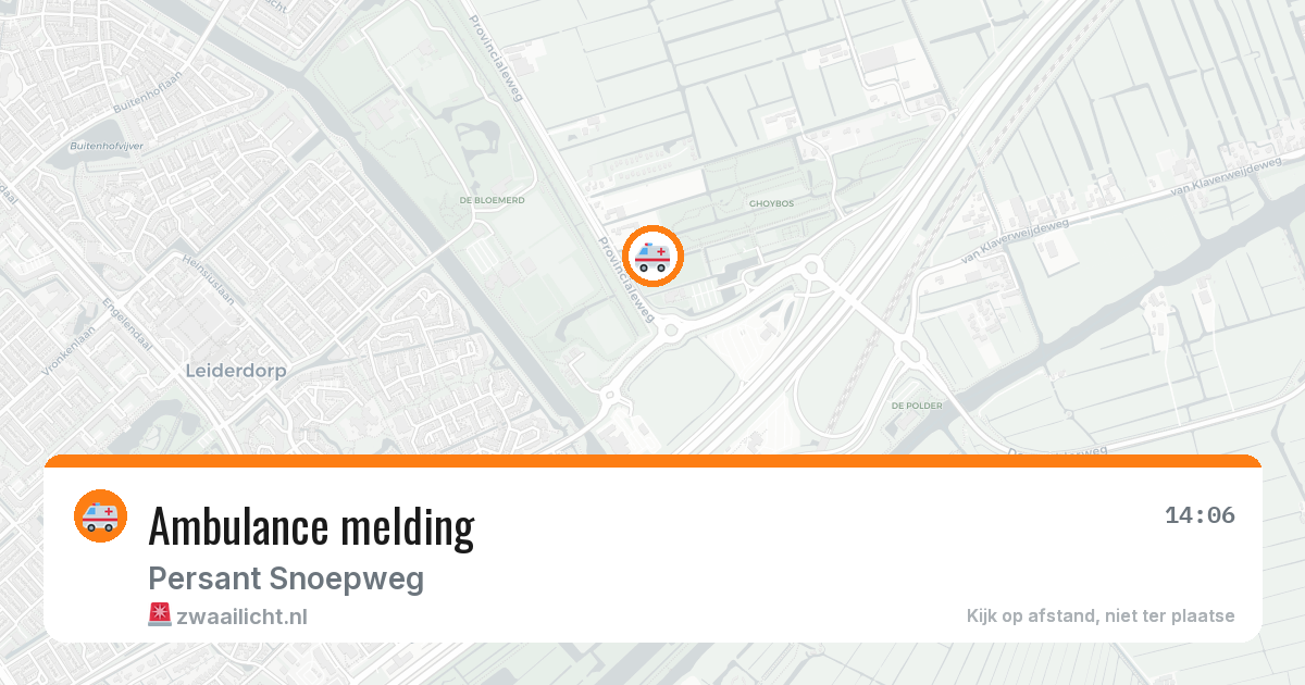 Ambulance melding — 9 jun 2026