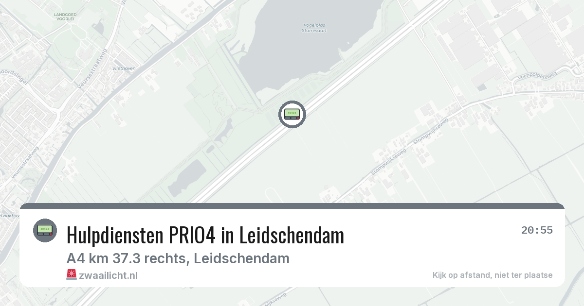 Hulpdiensten PRIO4 in Leidschendam — 9 mrt 2026 | 🚨 Zwaailicht.nl