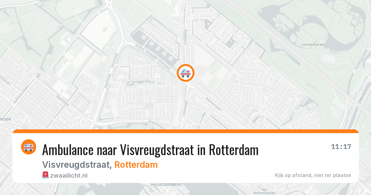 Ambulance naar Visvreugdstraat in Rotterdam — 6 mrt 2026