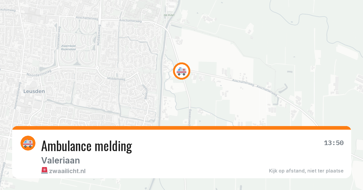 Ambulance melding — 22 jan 2026