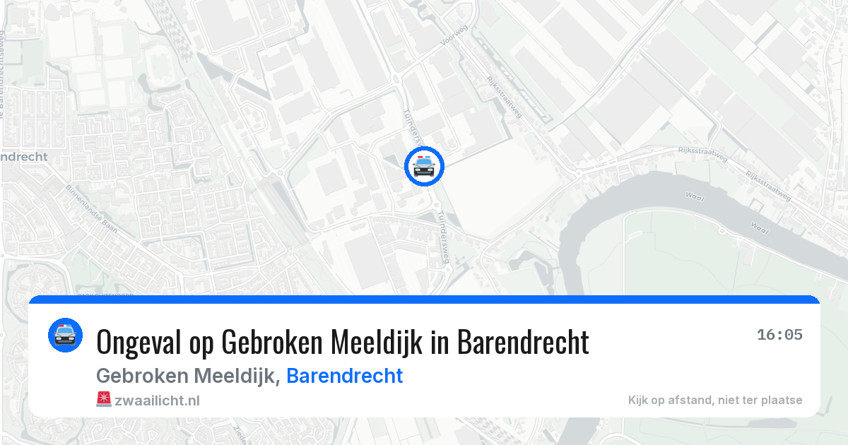 Ongeval op Gebroken Meeldijk in Barendrecht — 23 jun 2026
