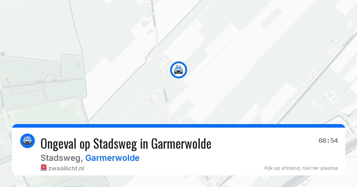 Ongeval op Stadsweg in Garmerwolde — 28 jan 2026
