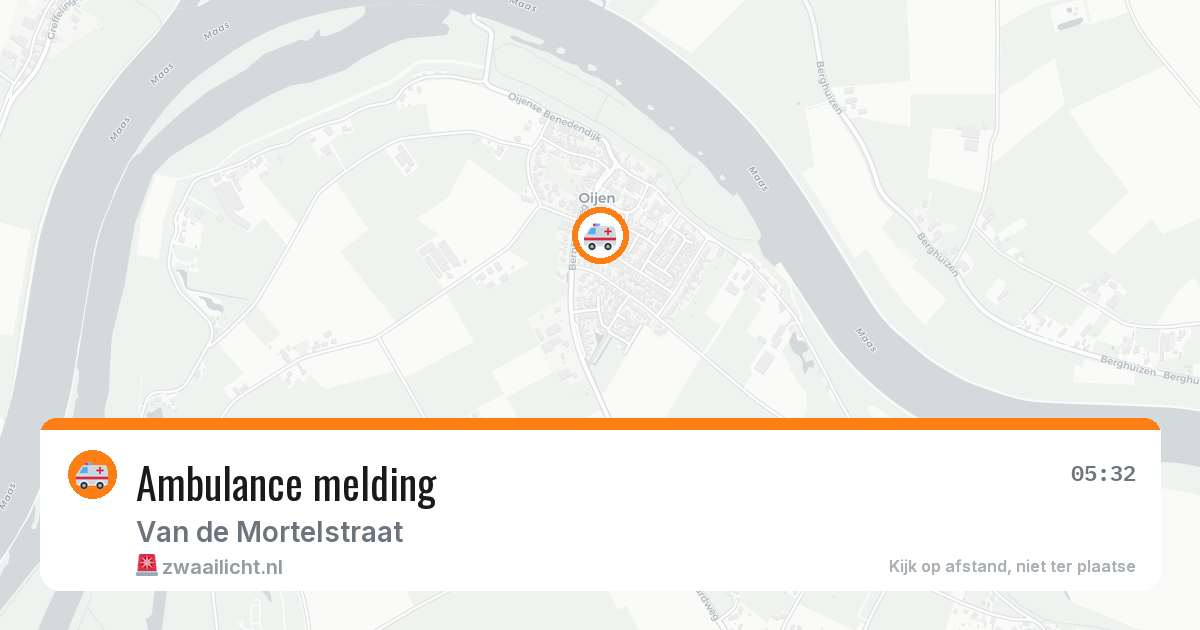 Ambulance melding — 30 jan 2026
