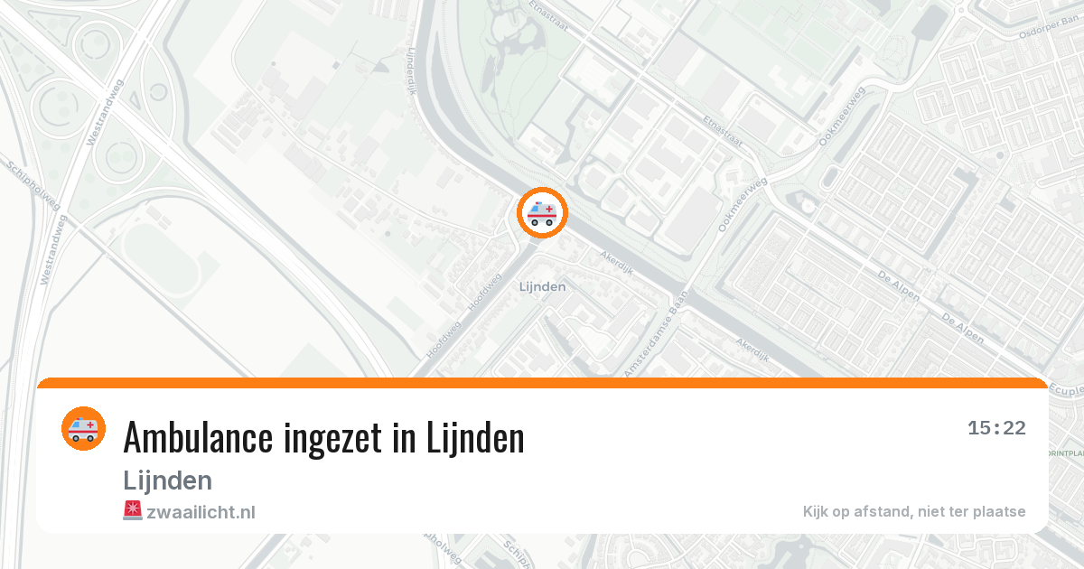 Ambulance ingezet in Lijnden — 25 feb 2026