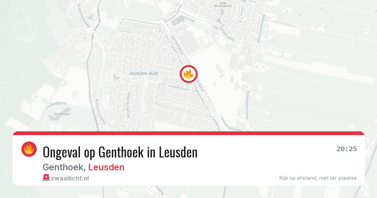 Ongeval op Genthoek in Leusden — 22 mrt 2026