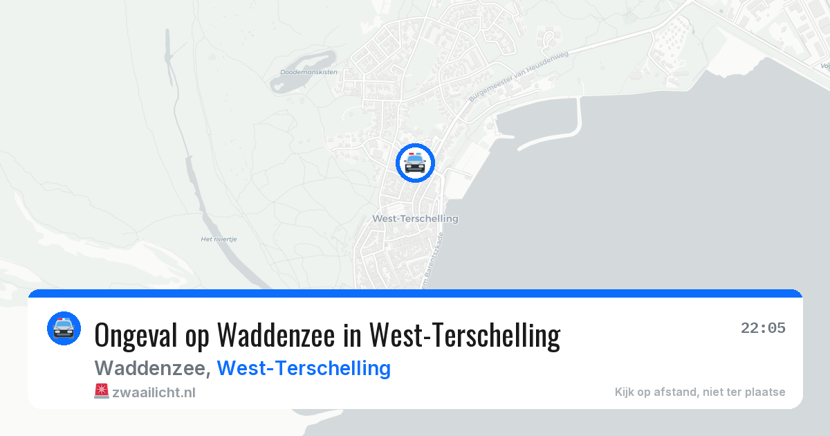 Ongeval op Waddenzee in West-Terschelling — 11 jul 2026