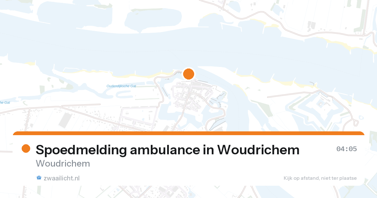 Spoedmelding ambulance in Woudrichem — 27 jun 2026