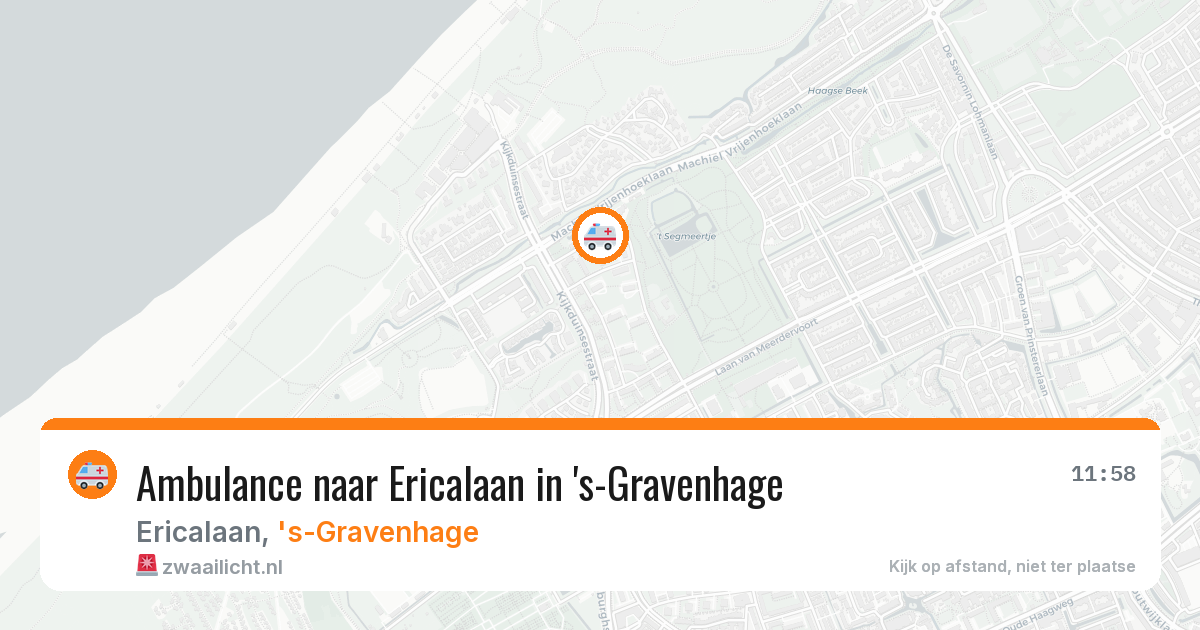 Ambulance naar Ericalaan in 's-Gravenhage — 4 jul 2026