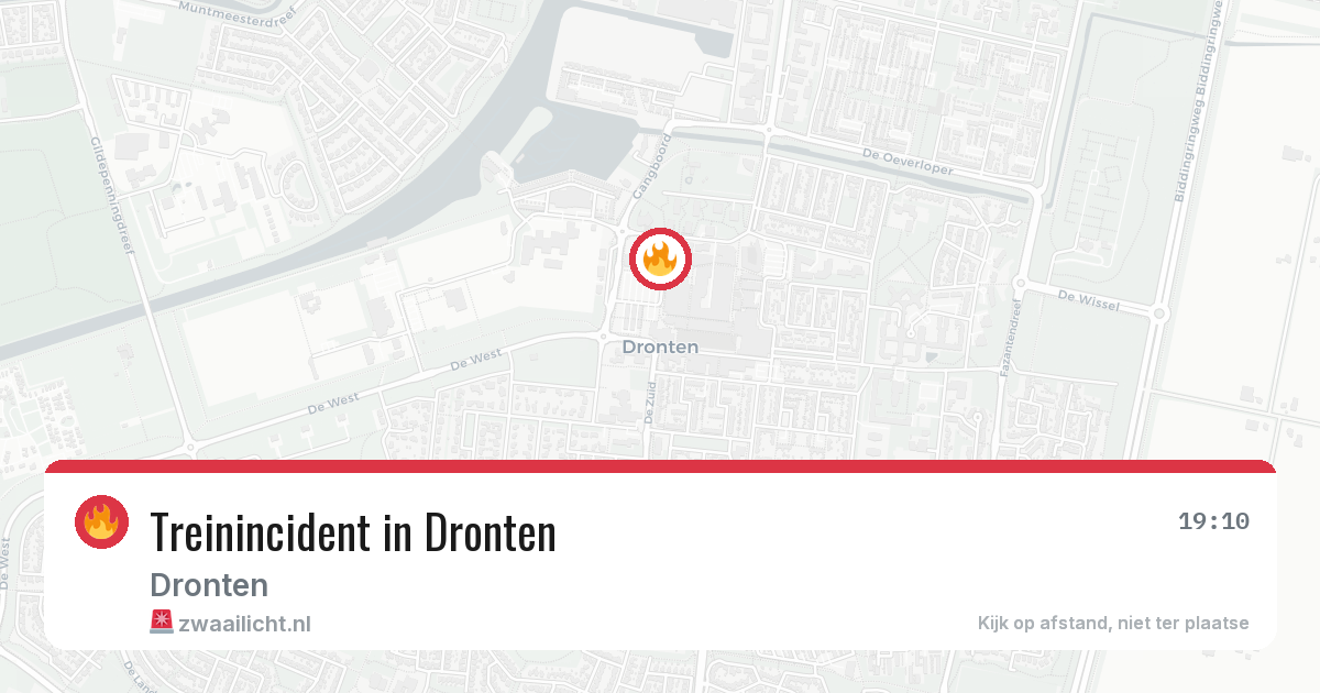 Treinincident in Dronten — 26 jun 2026