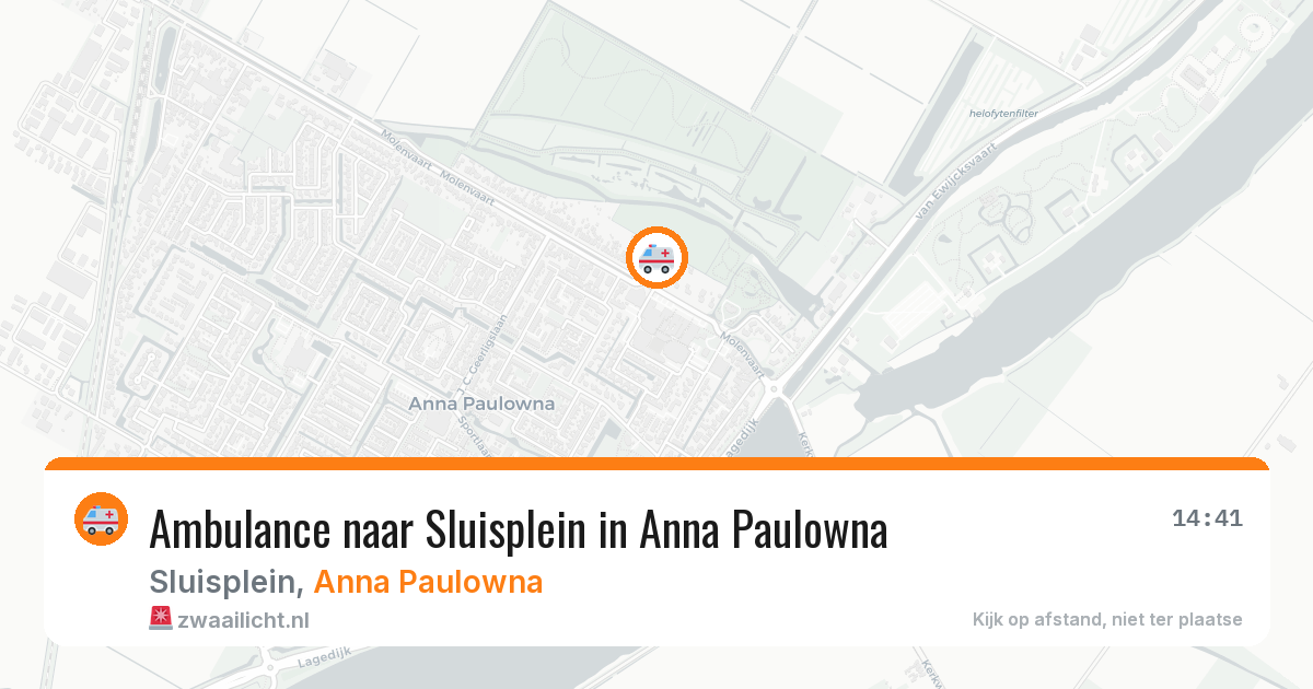 Ambulance naar Sluisplein in Anna Paulowna — 30 mrt 2026