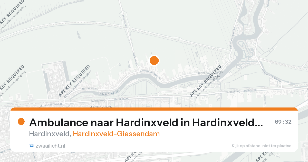 Ambulance naar Hardinxveld in Hardinxveld-Giessendam — 26 aug 2026
