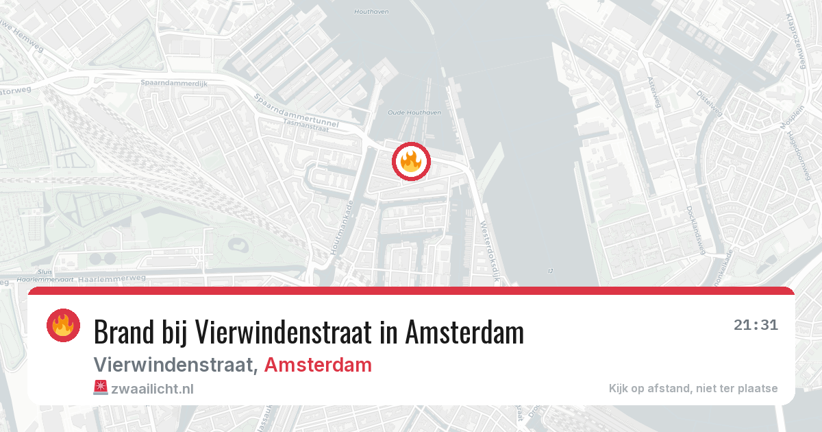 Brand bij Vierwindenstraat in Amsterdam — 2 jul 2026