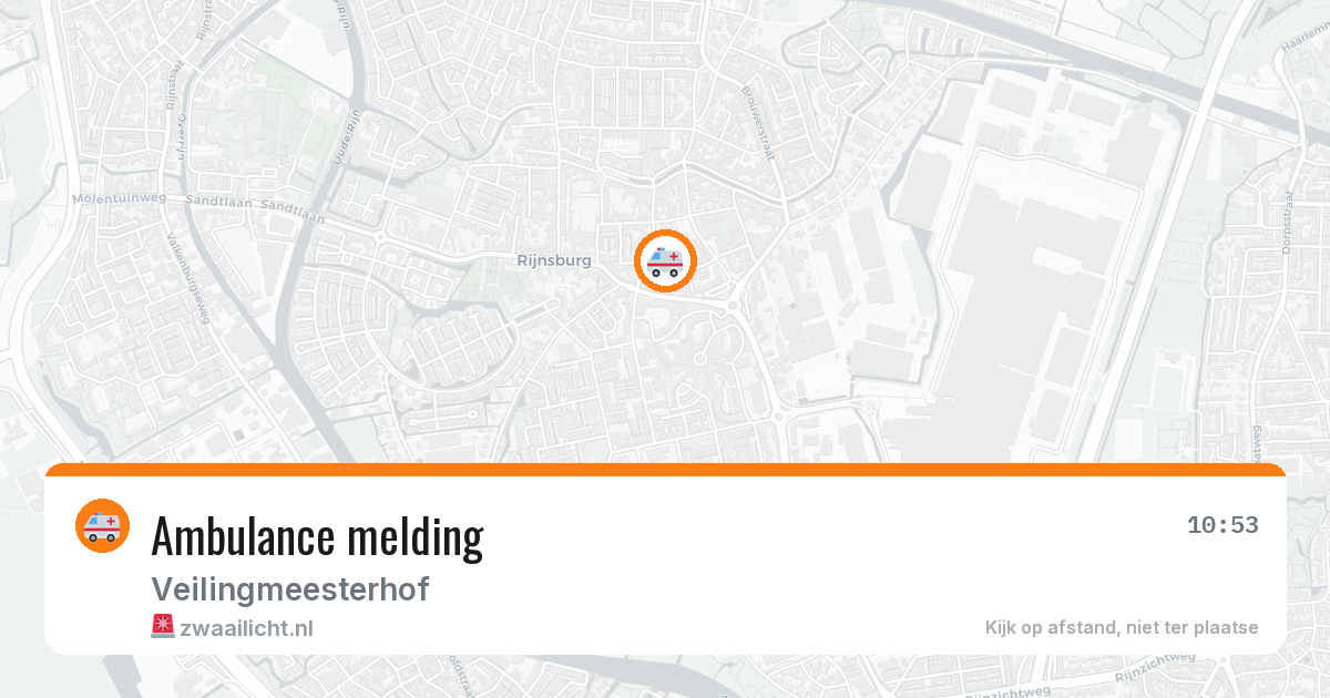 Ambulance melding — 24 apr 2026