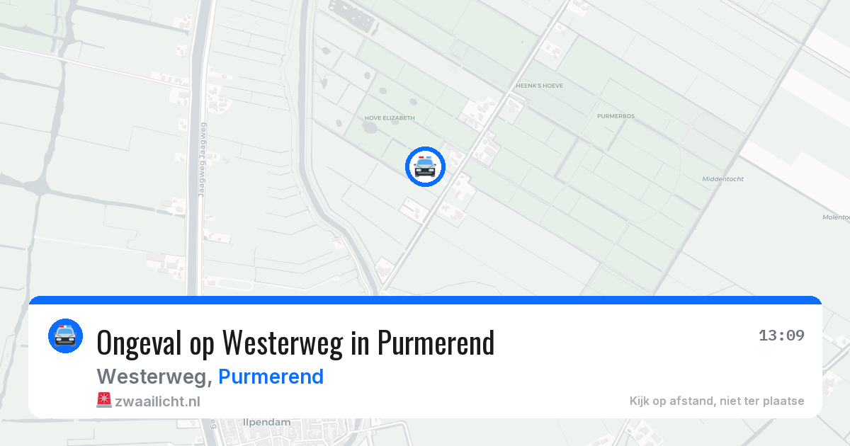 Ongeval op Westerweg in Purmerend — 24 jun 2026