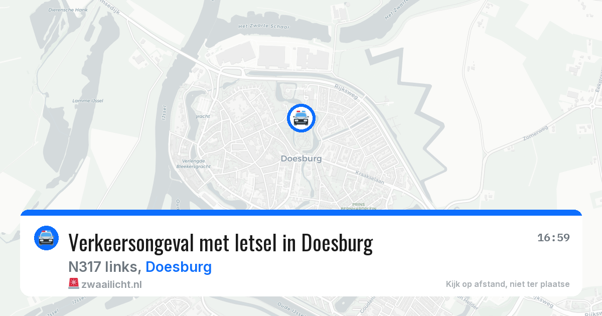Verkeersongeval met letsel in Doesburg — 7 mrt 2026