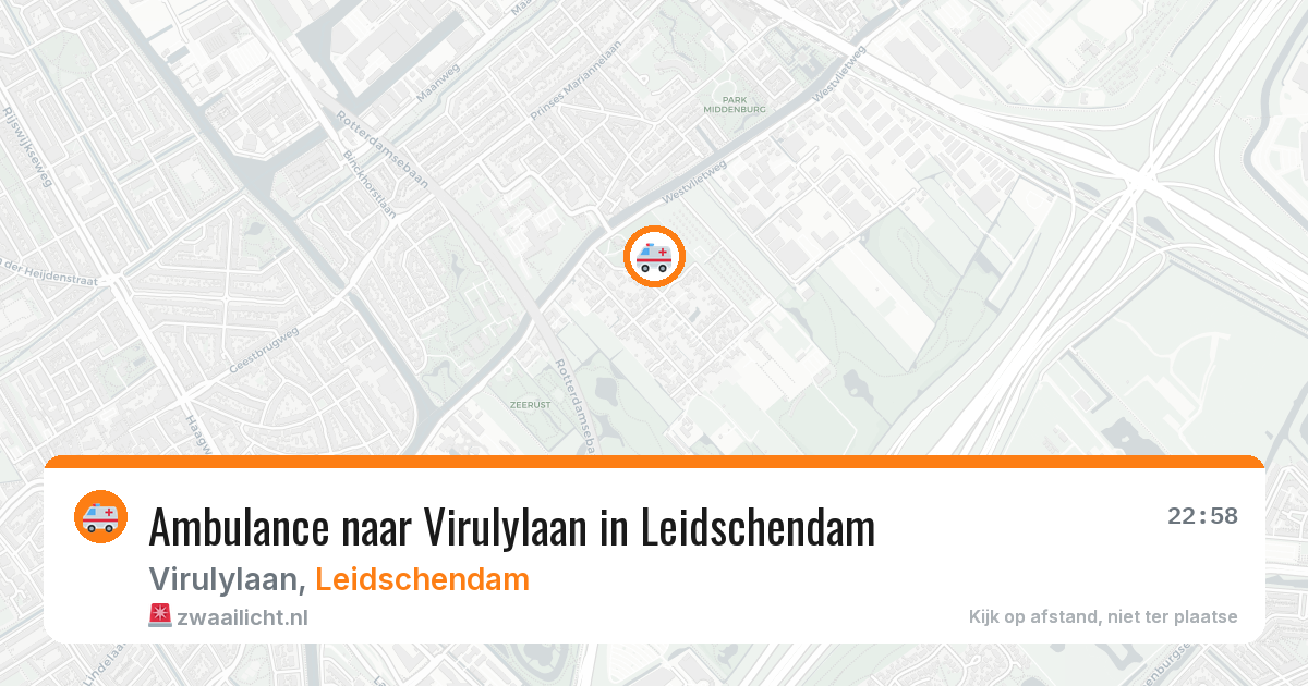 Ambulance naar Virulylaan in Leidschendam — 5 jun 2026