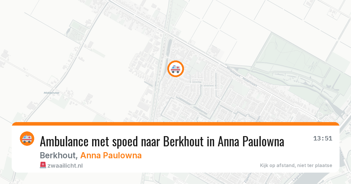 Ambulance met spoed naar Berkhout in Anna Paulowna — 10 feb 2026