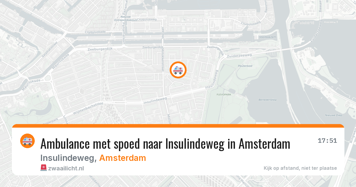 Ambulance met spoed naar Insulindeweg in Amsterdam — 7 jul 2026