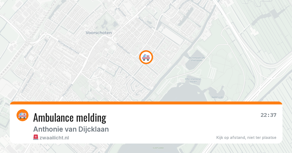 Ambulance melding — 8 feb 2026