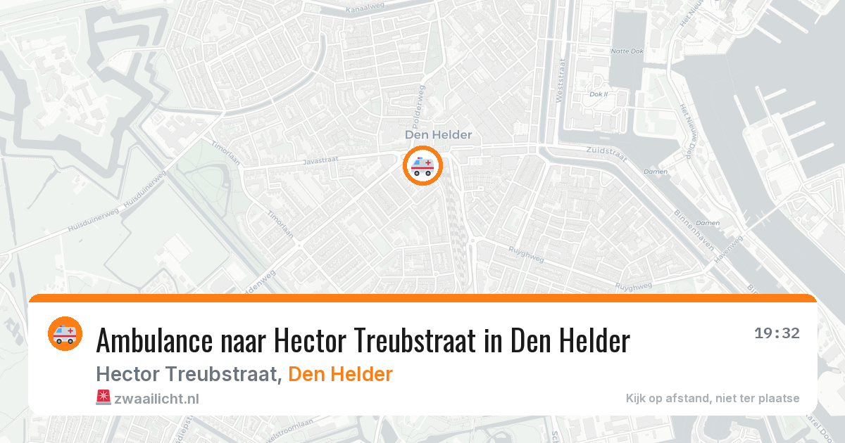 Ambulance naar Hector Treubstraat in Den Helder — 24 mrt 2026