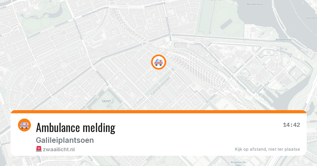 Ambulance melding — 22 jun 2026