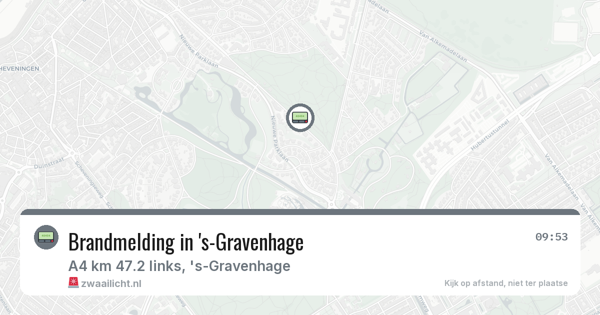 Brandmelding in 's-Gravenhage — 3 mrt 2026