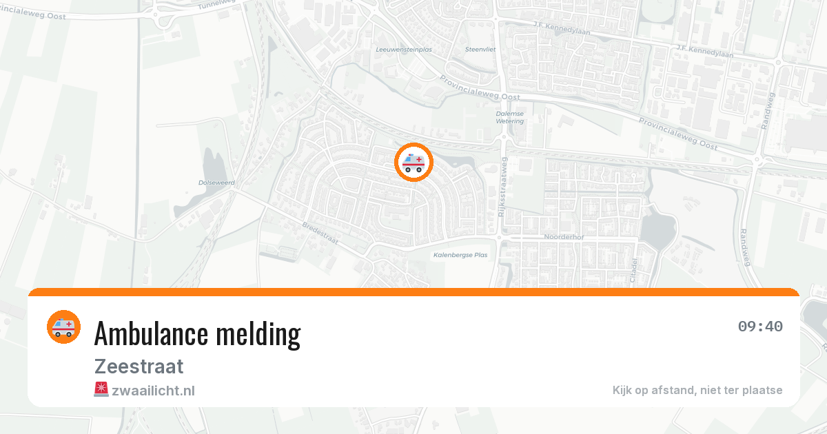 Ambulance melding — 30 jan 2026
