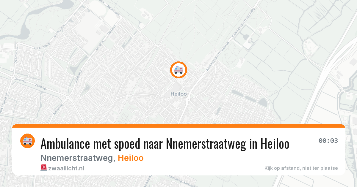 Ambulance met spoed naar Nnemerstraatweg in Heiloo — 2 feb 2026