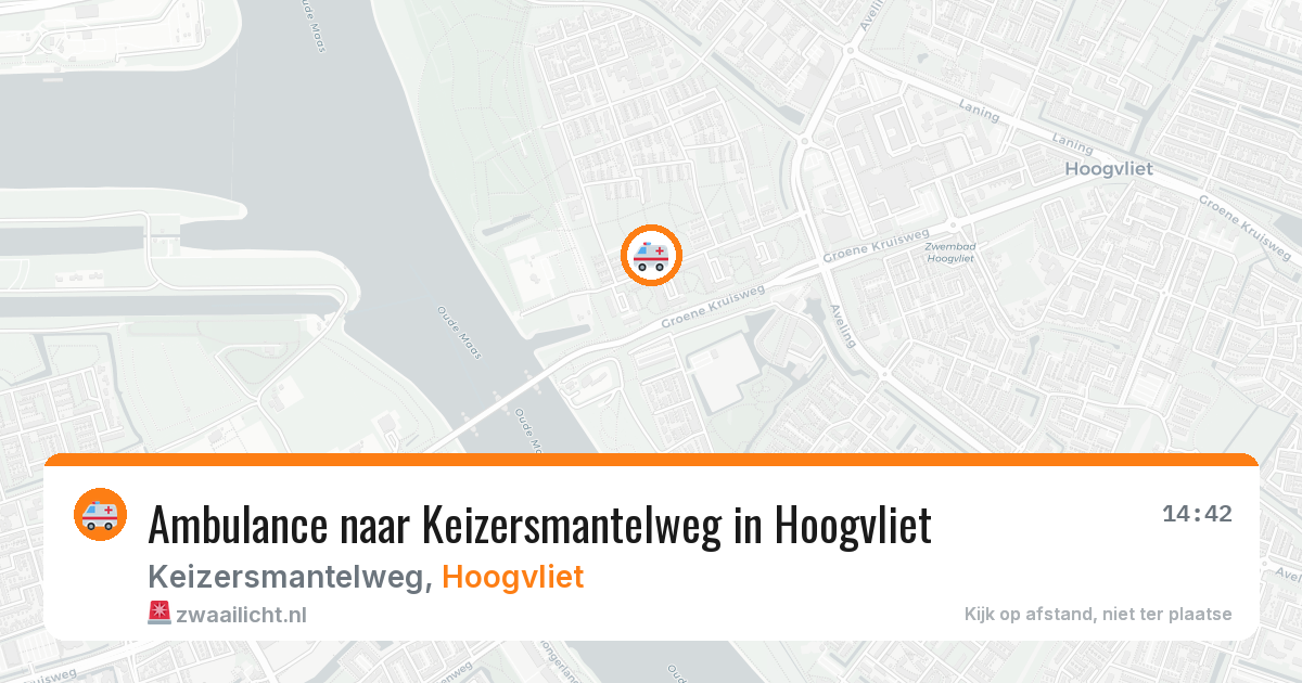 Ambulance naar Keizersmantelweg in Hoogvliet — 7 jun 2026