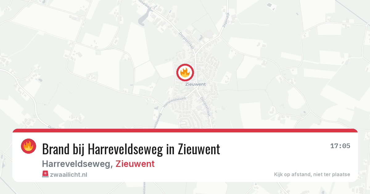 Brand bij Harreveldseweg in Zieuwent — 19 apr 2026