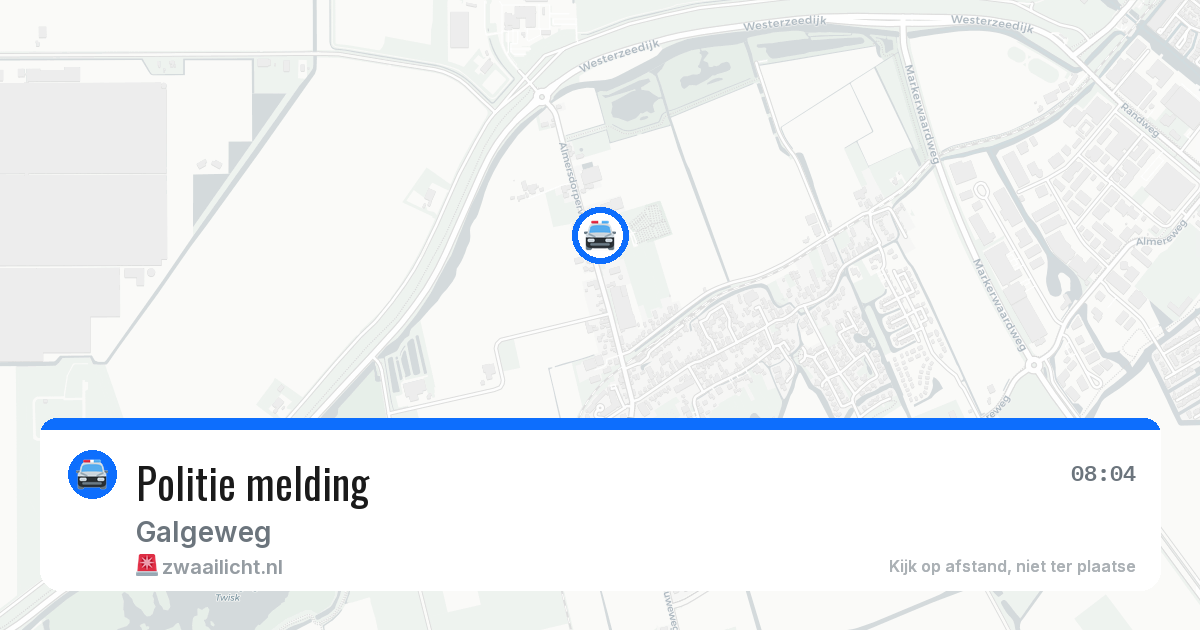 Politie melding — 13 mei 2026