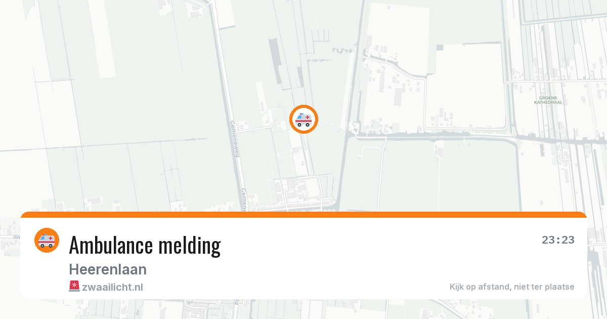 Ambulance melding — 11 apr 2026