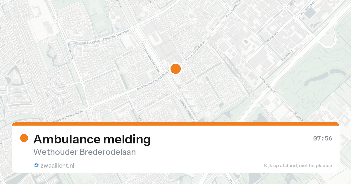 Ambulance melding — 8 feb 2026