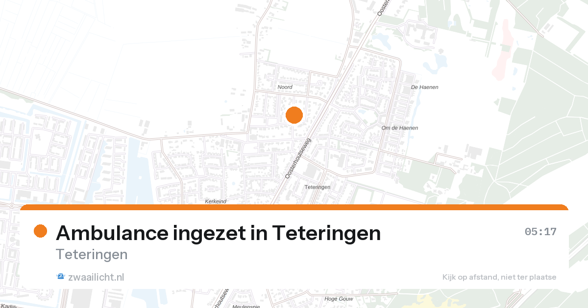 Ambulance ingezet in Teteringen — 7 feb 2026