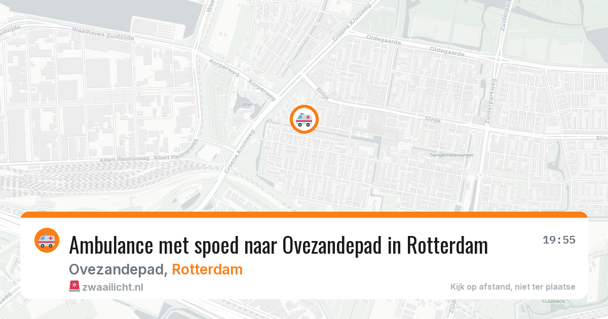 Ambulance met spoed naar Ovezandepad in Rotterdam — 26 jun 2026