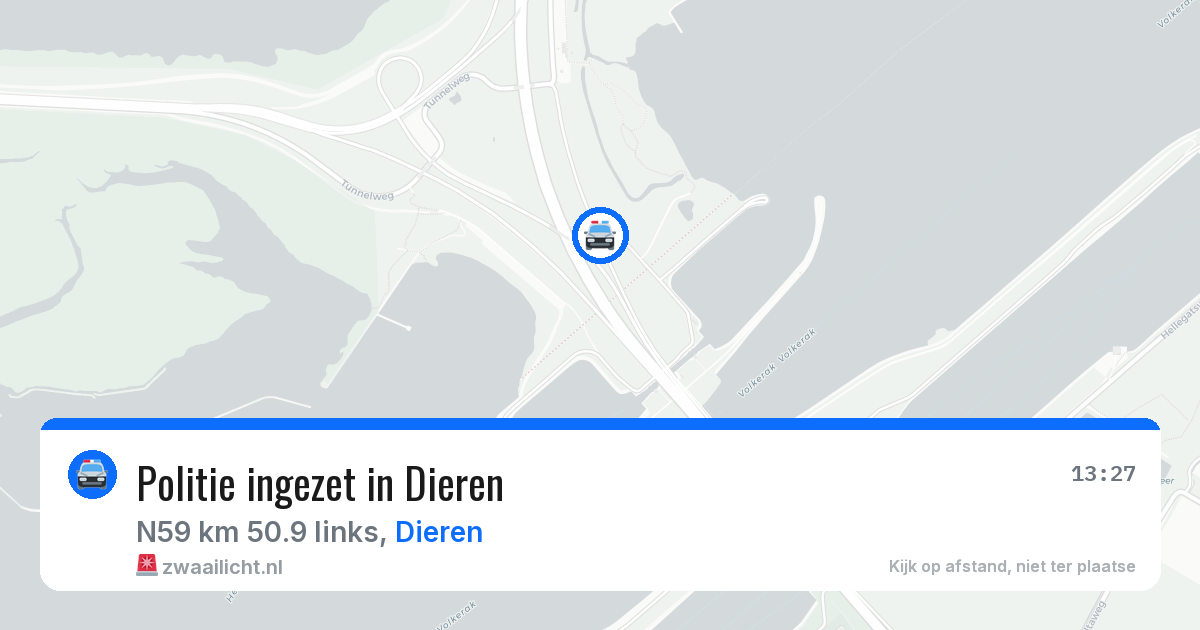 Politie ingezet in Dieren — 12 aug 2026 | 🚨 Zwaailicht.nl