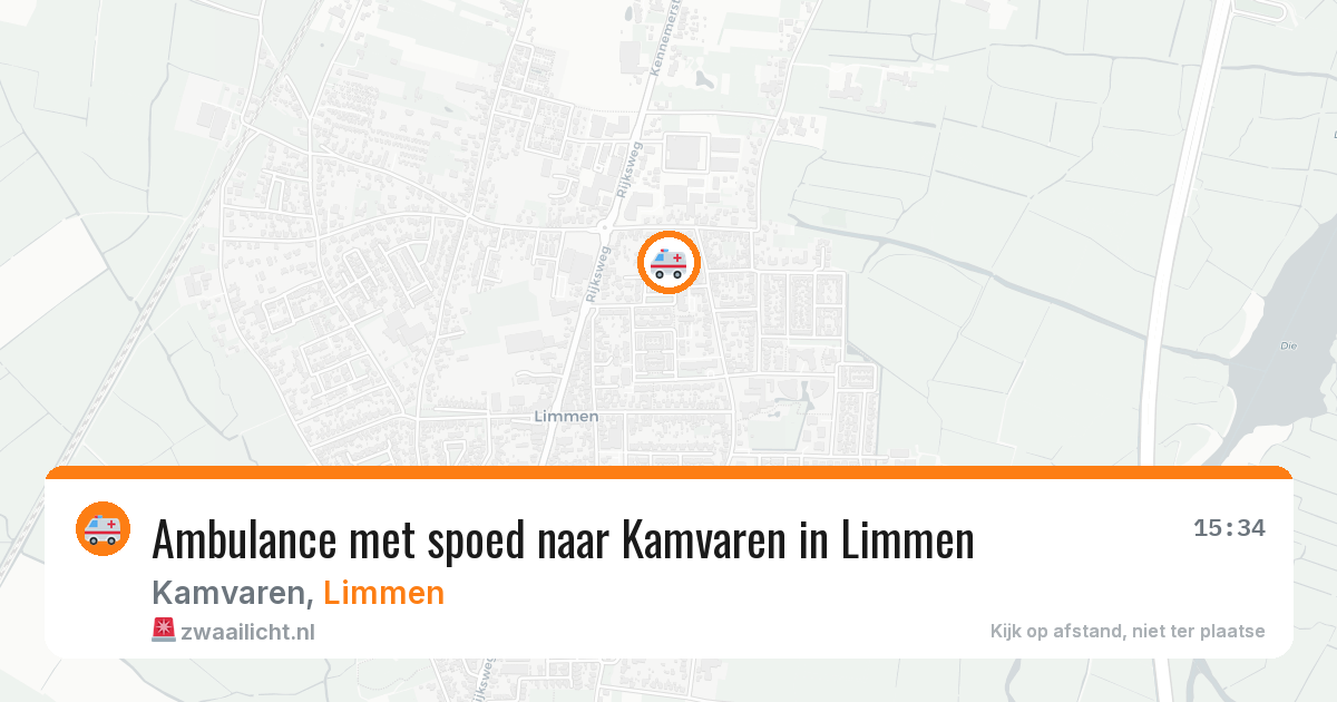 Ambulance met spoed naar Kamvaren in Limmen — 29 jun 2026