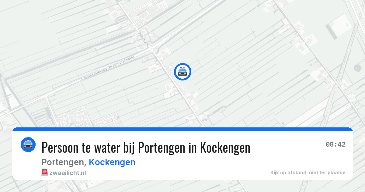 Persoon te water bij Portengen in Kockengen — 9 mei 2026