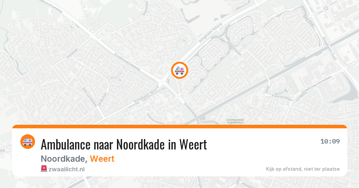 Ambulance naar Noordkade in Weert — 11 jun 2026
