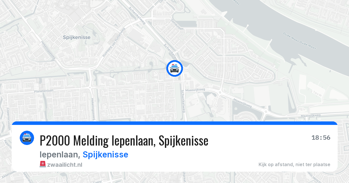 P2000 Melding Iepenlaan, Spijkenisse — 28 mrt 2026