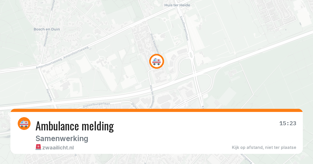 Ambulance melding — 10 apr 2026