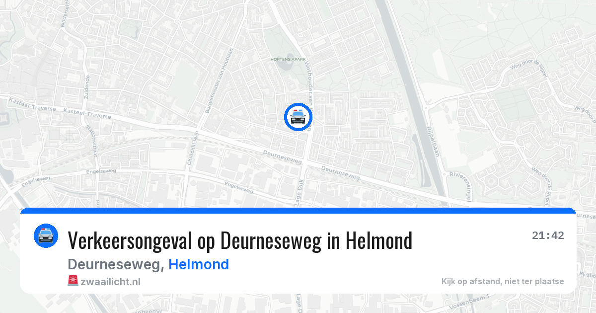 Verkeersongeval op Deurneseweg in Helmond — 3 jul 2026