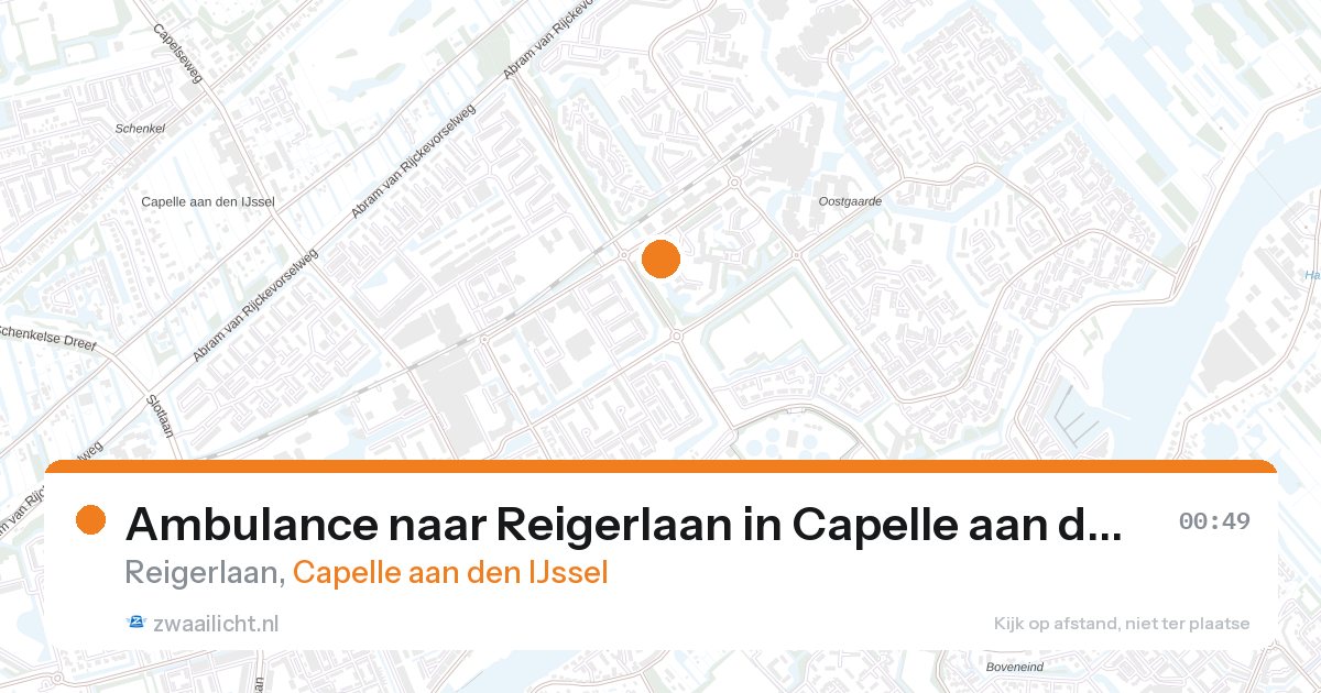 Ambulance naar Reigerlaan in Capelle aan den IJssel — 6 feb 2026