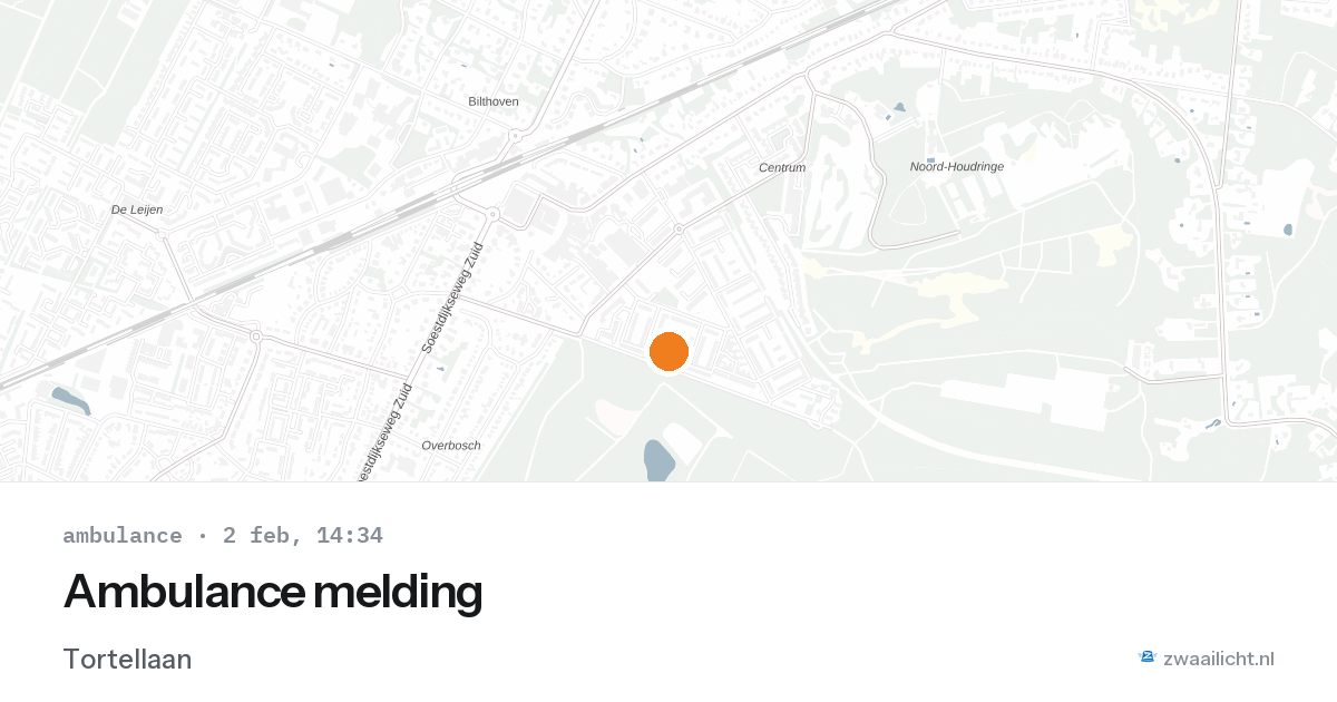 Ambulance melding — 2 feb 2026