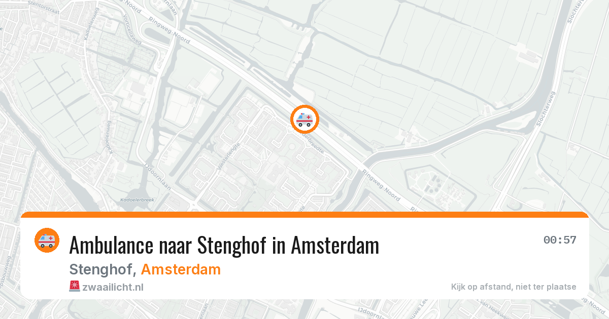 Ambulance naar Stenghof in Amsterdam — 1 jul 2026