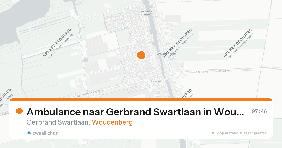 Ambulance naar Gerbrand Swartlaan in Woudenberg — 26 aug 2026