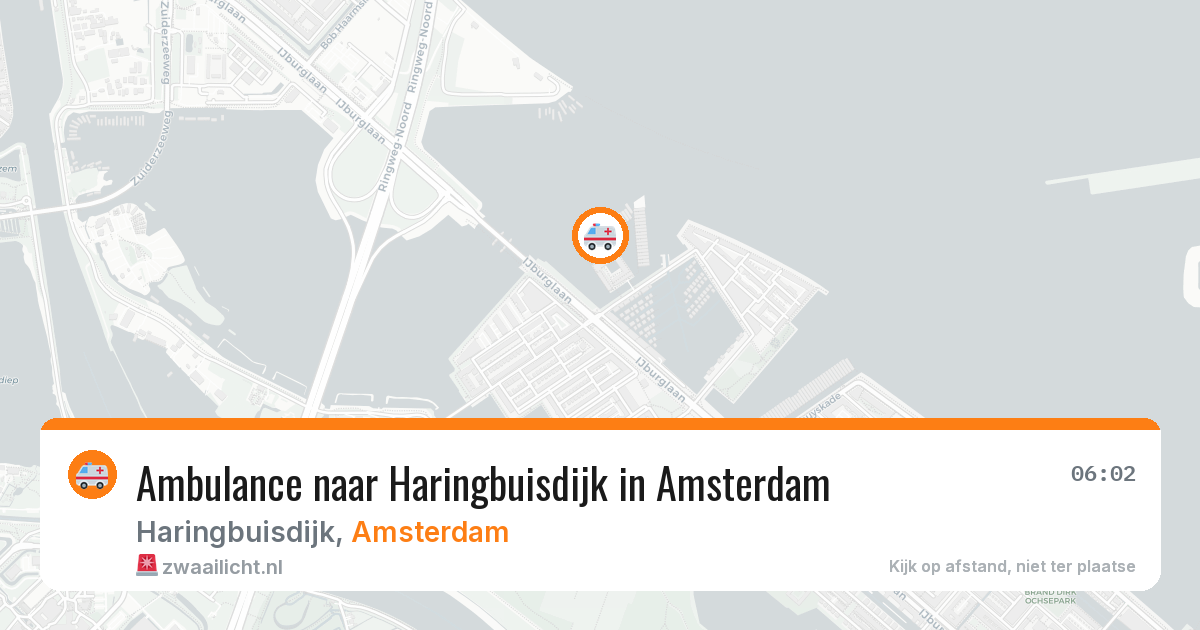 Ambulance naar Haringbuisdijk in Amsterdam — 26 apr 2026