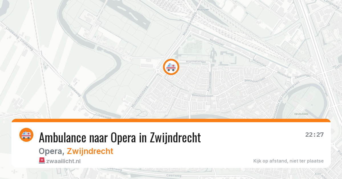 Ambulance naar Opera in Zwijndrecht — 29 jan 2026