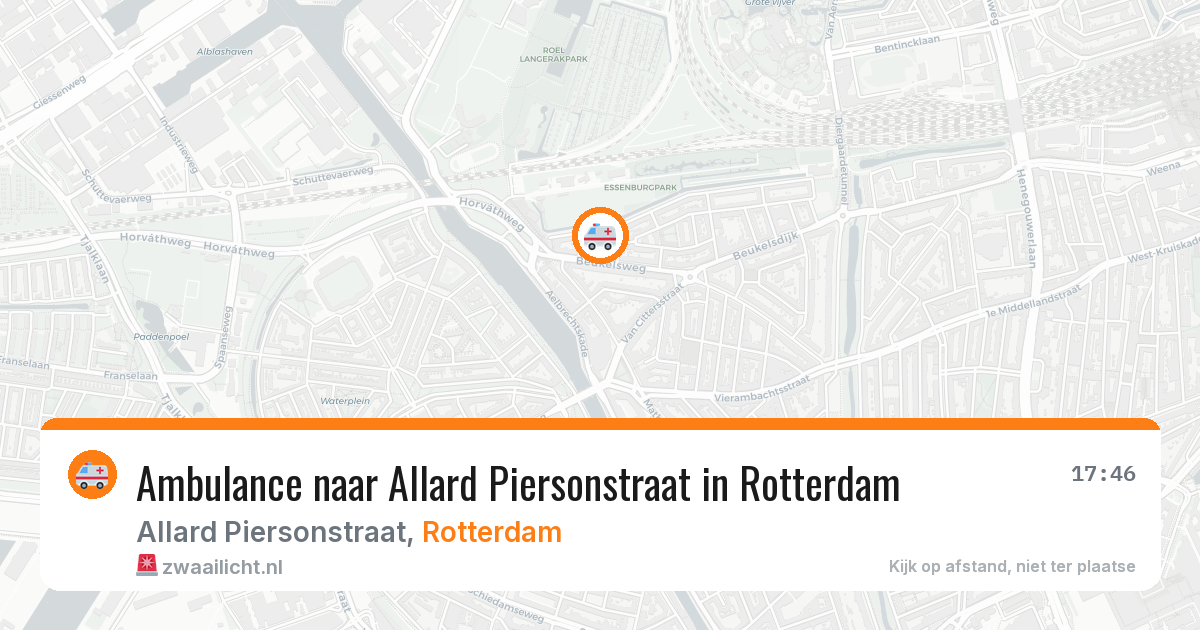 Ambulance naar Allard Piersonstraat in Rotterdam — 4 jun 2026