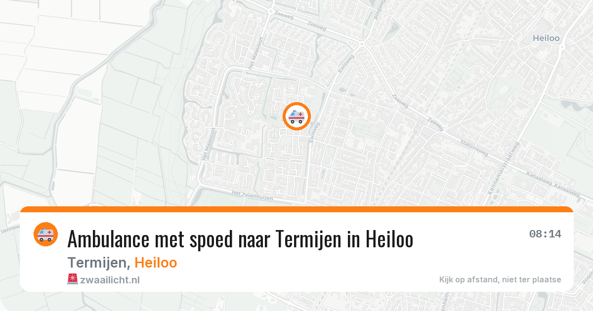 Ambulance met spoed naar Termijen in Heiloo — 29 jan 2026